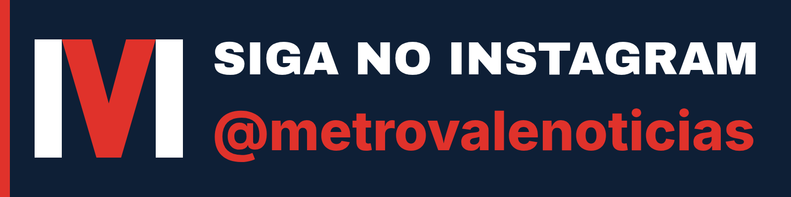 Banner Metrovale – Siga no Instagram