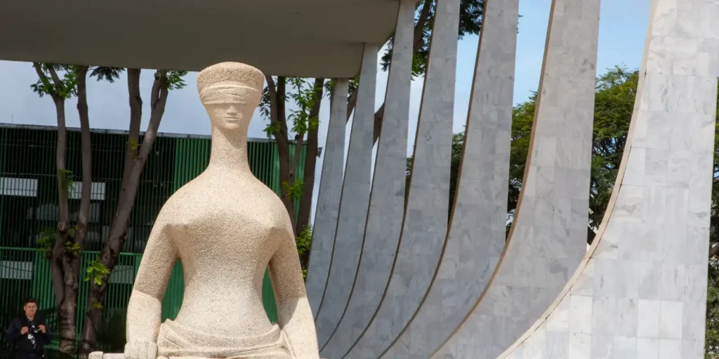 Fachada do palácio do Supremo Tribunal Federal, em Brasília